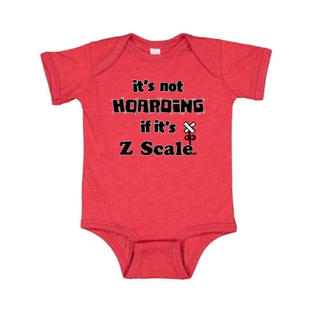 

Inktastic It s Not Hoarding if it s Z Scale Gift Baby Boy or Baby Girl Bodysuit