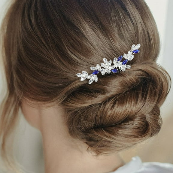 RENACLIPY Bridal Hair Comb with Sparkling Crystal Rhinestones, Alloy Wedding Hair Accessory for Brides and Special Occasions