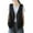 Black, variant on Dpytoraw Women's Linen Vest Casual Sleeveless Cardigans Jacket Loose And Thin Casual Vest Top