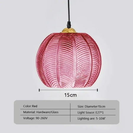 

CHNGYCX Modern Green Leaf Pattern Glass Pendant Light for Living Room Dining Room Hotel Study and Bedroom - Indoor Decorative Lighting Fixture