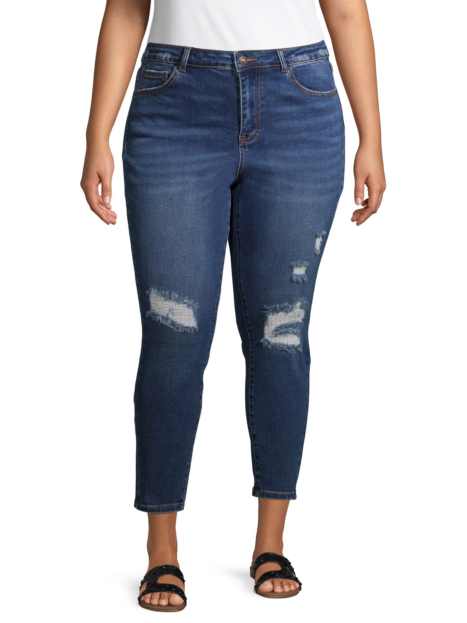 wax plus size jeans