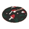thumbnail image 2 of Kll Amanita Mushroom Christmas Tree Skirt 30",Party Decorations Farmhouse For Christmas Decorations Holiday Party, 2 of 8