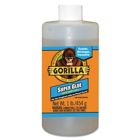 UPC: 0052427780072 | Gorilla Glue Instant Bond Superglue  1 lb Bottle  Clear