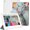 Blue, variant on DuraSafe Cases iPad Air 2 Air 1 9.7 Inch 5 6 Gen [ 5th 6th Air 2nd 1st Gen ] A1567 A1566 MGLW2LL/A MGL12LL/A MH0W2LL/A MGKM2LL/A TriFold Printed Hard Smart PC Transparent Back Cover - Marble Pink