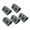 Black, variant on Woodworking Marking Guide 5 Piece Layout Marker Set, Compact Line Marking Block for Layout and Pre-Cut Positioning