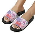 thumbnail image 5 of GZHJMY Stylish Slides for Women Men, Cartoon Little Girl Best Friend Soft Flexible Slip-on Sandals Slippers, 5 of 7