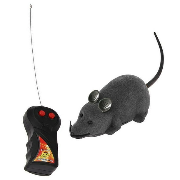 CAYU télécommande Rat souris jouet pour chat drôle sans fil Rotation souris  électronique Rat souris jouet flocage délicat souris jouet 