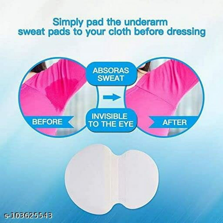 Sweat Pads For Underarms Disposable Highly Absorbent Sweat Pads Cotton Anti  Allergic, Anti Bacteria, Anti Smell