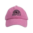 thumbnail image 2 of Gravity Outdoor Co. Pigment Dyed Adjustable Baseball Cap - Black Logo - Pink, 2 of 2
