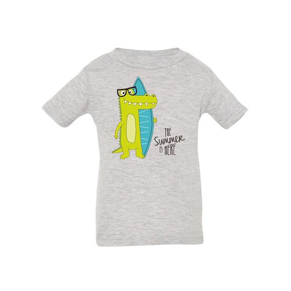 Cute Crocodile On The Beach T-Shirt Infant -Image by Shutterstock, 12 Months