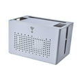 thumbnail image 4 of Caja de almacenamiento para enrutador, organizador de cables, organizador de cables para regleta, enrutador Gris, 4 of 9