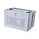 thumbnail image 4 of Caja de almacenamiento para enrutador, organizador de escritorio portátil multifuncional, regleta de enchufes, cable Gris, 4 of 9