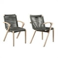 thumbnail image 1 of Brielle Light Eucalyptus and Rope Outdoor Patio Dining Chairs Set of 2, 1 of 7