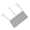 Grey, variant on YAHHU 2 Pockets Baby Bedside Storage Hanging Bag Diaper Organizer Adjustable Strap Toy Holder in Pink Versatile Usage 11 inches / 27.9 cm