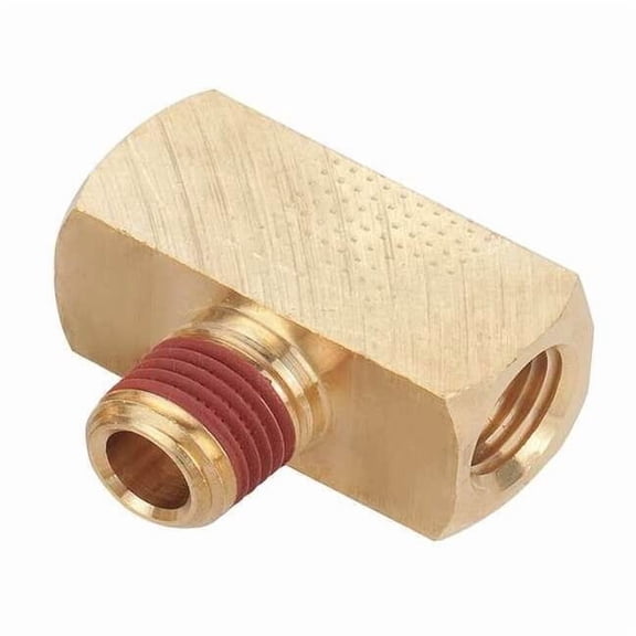Parker Male Branch Tee, Brass, 1/8 in, NPT VS2224P-2