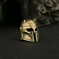thumbnail image 2 of Brass Solid Bull Helm Figurine Small Statue Home Ornament Figurines Animal, 2 of 7