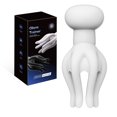 thumbnail image 4 of Birdsexy Penis Vibrators Sex Toys for Men Pleasure, 10 Frequency Male Masturbator Penis Trainer, Microcurrent Stimulate Penis Massage & Exercise Extension (White), 4 of 5