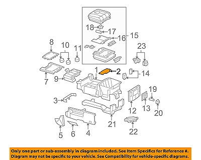 Dodge CHRYSLER OEM 09-10 Ram 1500 Center Console-Console Base Mat 1NN49DX9AA