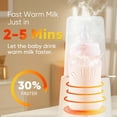thumbnail image 4 of 1pc Bottle Warmer, 8-in-1 Fast Baby Milk Warmer with Timer for Breastmilk or Formula, Accurate Temperature Control, Heat Baby Food Jars Function, 4 of 13