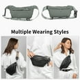 thumbnail image 2 of Unique Bargains 1 Pc Fanny Pack Simple Style Waist Bag Gray, 2 of 6