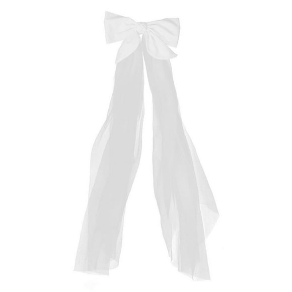Vestido de novia Tocado elegante novia velo encantador novia velo Bowknot Play Clip