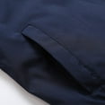 thumbnail image 5 of YLSDY Men's Bomber Jacket Zip Up Windbreaker Outdoor Sport Coat Solid Color Stand Collar Long Sleeve Jacket Outwear Dark Blue XXL, 5 of 8