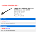 thumbnail image 2 of Tie Rod End - Compatible with 2012 - 2015 Mercedes-Benz SLK250 2013 2014, 2 of 2