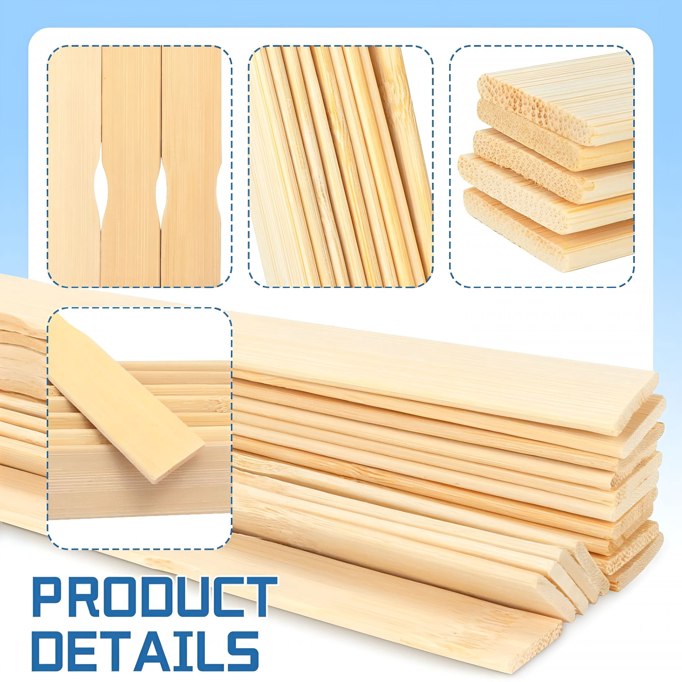 CCOCC 120 Pack 12 Inch Wooden Paint Stir Sticks-Multi-Purpose Paint Stirrers for Mixing Paint,Garden Markers,Library Labels&Craft Projects,Durable Unfinished Wood Stir Sticks