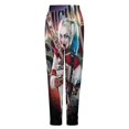 thumbnail image 4 of Animated Harley Quinn Pajama Bottoms for Women Novelty Lounge Daily Cozy Soft Sleep Pajamas Pants Long Sleepwear, 4 of 7