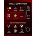 thumbnail image 3 of Auriculares inalámbricos para juegos Ozeino OW310 para PS5, PS4, PC Switch, 3 of 7