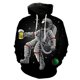 thumbnail image 3 of Sudadera con capucha y cremallera de astronauta espacial para hombres y mujeres, sudaderas casuales con estampado 3D, sudaderas de manga larga para niños, sudaderas de gran tamaño, ropa de calle, 3 of 5