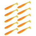 thumbnail image 3 of Appât de Pêche Douce, 10pcs 70mm Simulation Artificielle T Queue Leurre Appât Pêche Leurre Appât Conception de Pointe, 3 of 8