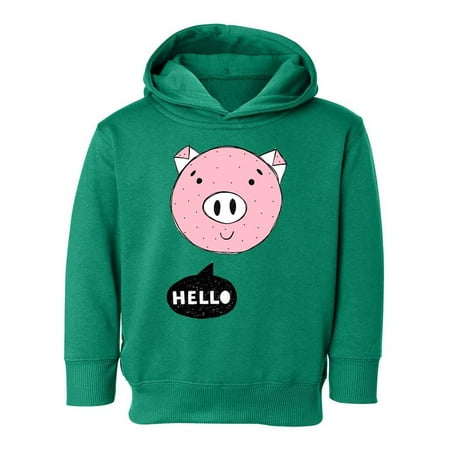 

Cute Pig Says Hello Hoodie Toddler -Image by Shutterstock 5 Toddler