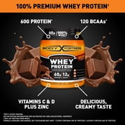 Body Fortress Super Advanced 100% Premium Whey Protein Powder, Chocolate, 60g Protein, 1.59 lbs