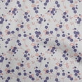 thumbnail image 1 of oneOone Viscose Jersey Medium Blue Fabric Floral Retro Diy Clothing Quilting Fabric Print Fabric By Yard 60 Inch Wide, 1 of 5