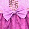thumbnail image 5 of Girls Rapunzel Sleeveless Dress Cosplay Casual Party Costume 2-8T, 5 of 6
