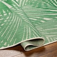 thumbnail image 5 of Hauteloom Jaala Living Room, Bedroom Patio Outdoor Area Rug - Coastal - Bone, Emerald, Kiwi - 5'3" x 7', 5 of 6