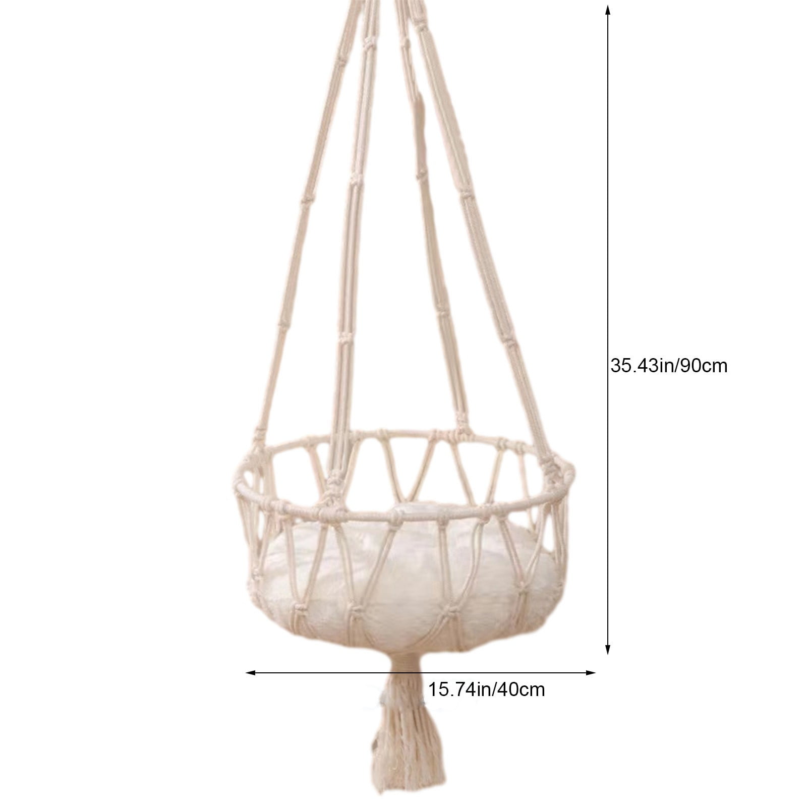Dvumao Cat Hamocks for Indoor Cats – Hanging Cat Hammock with Happy Swing Motion, 11 lbs Capacity (Does Not Include the Pad)