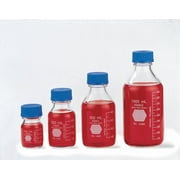 Kimble Chase Media Bottle,225mmH,Clear,101mm Dia,PK10 14395-1000
