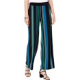 thumbnail image 2 of INC Pantalones de pierna ancha casuales a rayas para mujer, multicolor, grande I-N-C Pierna ancha, 2 of 2
