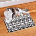 thumbnail image 2 of Waterproof Dog Bowl Mat - Anti-Slip Pet Food Spill Mat with Absorbent Foam Core, Durable & Washable for Puppies and Senior Dogs, 2 of 5
