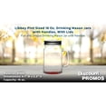 thumbnail image 4 of 10 Libbey Handle Mason Jars with Lids Set, 16 oz. - Traditional style, Drinking, Glassware - Red, 4 of 5