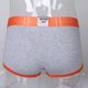 thumbnail image 3 of Pantalones cortos deportivos de algodón de malla para hombre, ropa interior clásica con cintura elástica METRO, 3 of 9