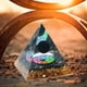 thumbnail image 5 of Pirámide de orgonita hecha a mano Generador de energía de orgón curativo de piedra de cristal natural Likrtyny Para estrenar, 5 of 6