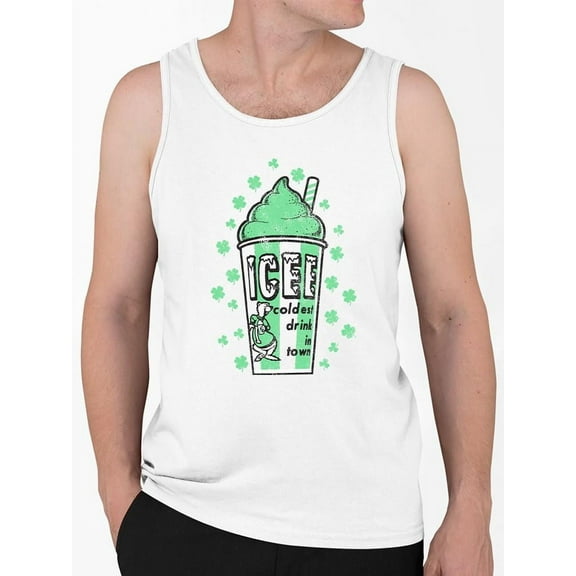 Shamrock's ICEE Delight - Cool St. Patrick's Day Graphic Men's Tank Top