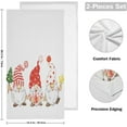thumbnail image 2 of Three Christmas Gnomes Hand Towels, New Year Decor Kitchen Towel Ultra Soft and Absorbent,Decorative Fingertip Face Towel for Bathroom Hotel, 2 PCS, 28.3"x 14.4", 2 of 6