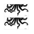 thumbnail image 1 of 2 pegatinas de pared para inodoro de Halloween, PVC, pegatinas extraíbles para tapa de asiento de inodoro, baño, decoración del hogar Pulpo con anillos, 1 of 10