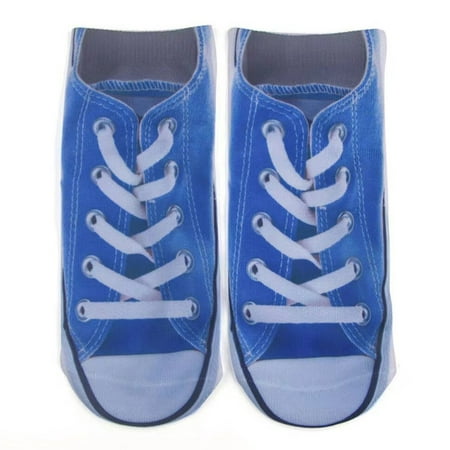 

Adult Unisex Low Cut Invisible Hidden Boat Socks Personality Novelty Funny Flip Flops with Feet Pattern 3D Print Hosiery