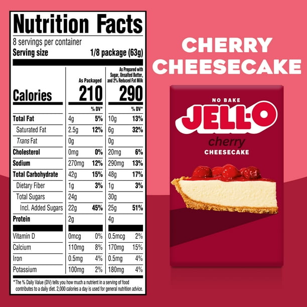 Jell-O Cherry Cheesecake Kit - Wholesale packaging boxes - Walmart