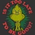 thumbnail image 2 of Men's Dr. Seuss Christmas Grinch Is it too Late Graphic T-Shirt, 2 of 5